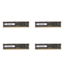 4X Memória DDR3 16GB 1600Mhz RECC RAM PC3-12800 240Pin 2RX4 1.35V REG ECC RAM Memória para Placa-MãE X79 X58