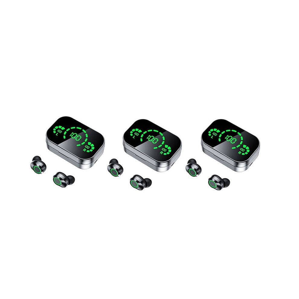 3X Tws 5.3 Wireless Headphone 9D Stereo Sports Waterproof Earbuds Headsets Charging Box With Microphone 4711200192094