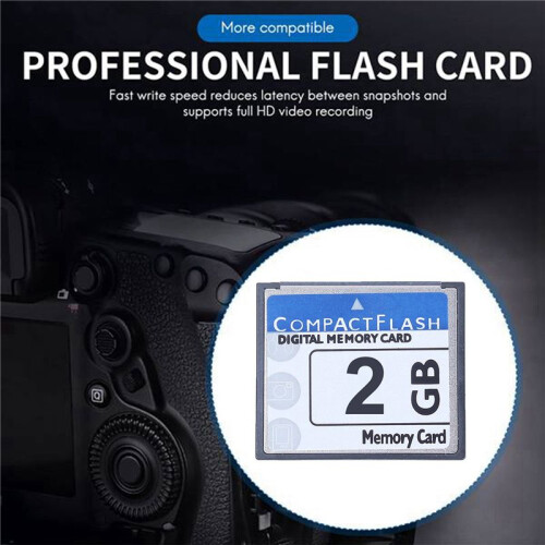 2X Professional 2GB Compact Flash Memory Card for Camera, Advertising Machine, Industrial Computer Card 2