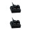 2X 2 Keys Macro Programming Keyboard RGB  Keyboard Gaming Drawing Red  Custom Keyboard OSU Gaming Keypad,Black 1