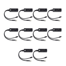 10X Splitter Standard Isolato Modulo di Alimentazione POE Splitter Interfaccia USB da 48V A 5V2.4A