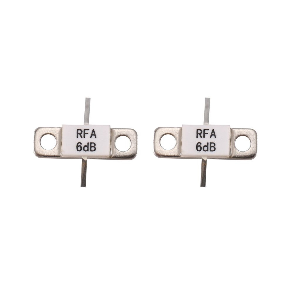 2X 6Db Attenuators Flanged 100 Watt 6 Db 100W-6Db Rfp 100W-6Db 100Watt -3.0 Ghz Rfp 100W-6Db Rfr 6-100 6133443802123