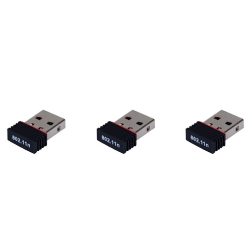 3X New Realtek USB Wireless 802.11B/G/N Lan Card Wifi Network Adapter RTL8188