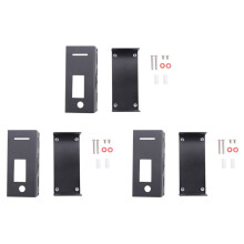 3X Aluminium Alloy Case for MMDVM Hotspot Expansion Rainsun Board Radio Station Wifi Voice Modem Raspberry Pi W Black