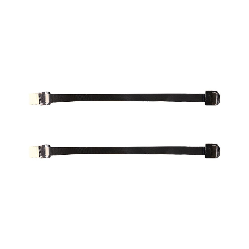 2X Fpv Male To Angled 90D Male Hdtv Fpc Flat Cable For Fpv Hdtv Multicopter Aerial Photograph 20Cm Light 6032906929776