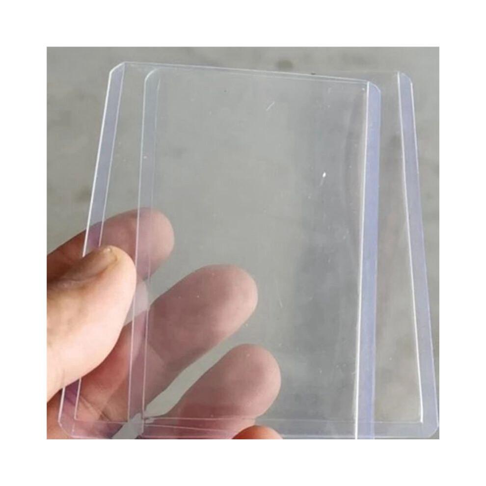 150Pcs Holder Toploaders And Clear Sleeves For Collectible Trading Basketball Sports Cards 35Pt Rigid Plastic 6033461085112