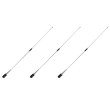 3X Details of the New Silver UHF 400-470 MHz 200W 5.5DB SL-16 PL-259 Mobile Car Radio Antenna