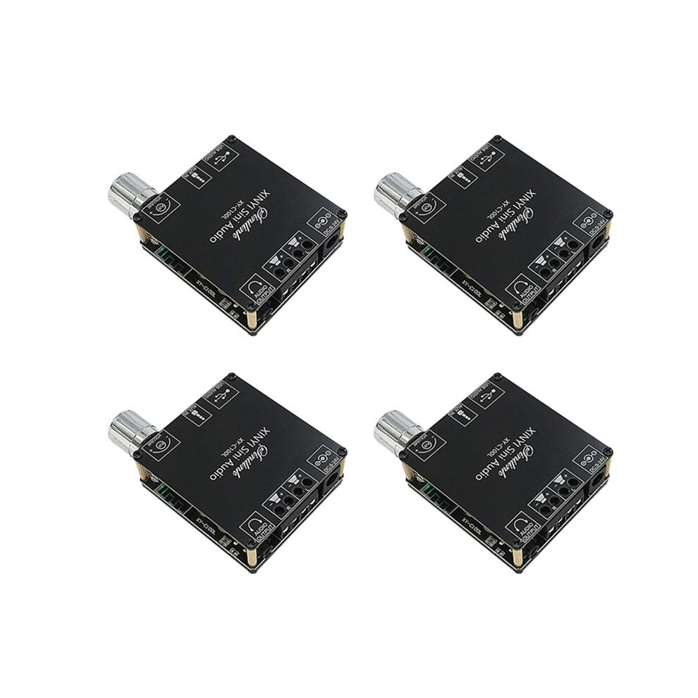 4X Xy-C100l Hifi 100Wx2 5.0 High Power Digital Stereo Amplifier Board Aux Usb Amp Amplificador Home Theater 6032740287407