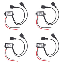 4X Converter 12V to 5V 3A Double 2 USB to Auto Power Regulator Voltage Step Down