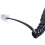 5X Replacement RJ9 4P4C Plug Coiled Stretchy Telephone Handsets Cable  Black 4