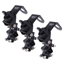 3X Support de Fixation D'Antenne de Voiture RB-46, Couleur Noire Accessoires pour Autoradio Mobile KT-8900D BAOJIE BJ-218 Support D'Antenne