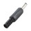 80 Pcs Black 2.5mm x 5.5mm  Power Male Plug Jack Adapter 4