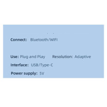 Kabelloses CarPlay 2-in-1-Box, Plug-And-, Modisches Tragbares CarPlay, Android Auto AI, 5 GHz WiFi5-Übertragungsgeschwindigkeit