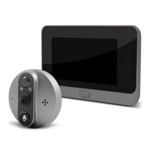 Tuya Wifi Cat Eye Doorbell Monitoring 3MP Camera 140 Wide Angle Electronic Cat Eye Observer with 64G Memory Card