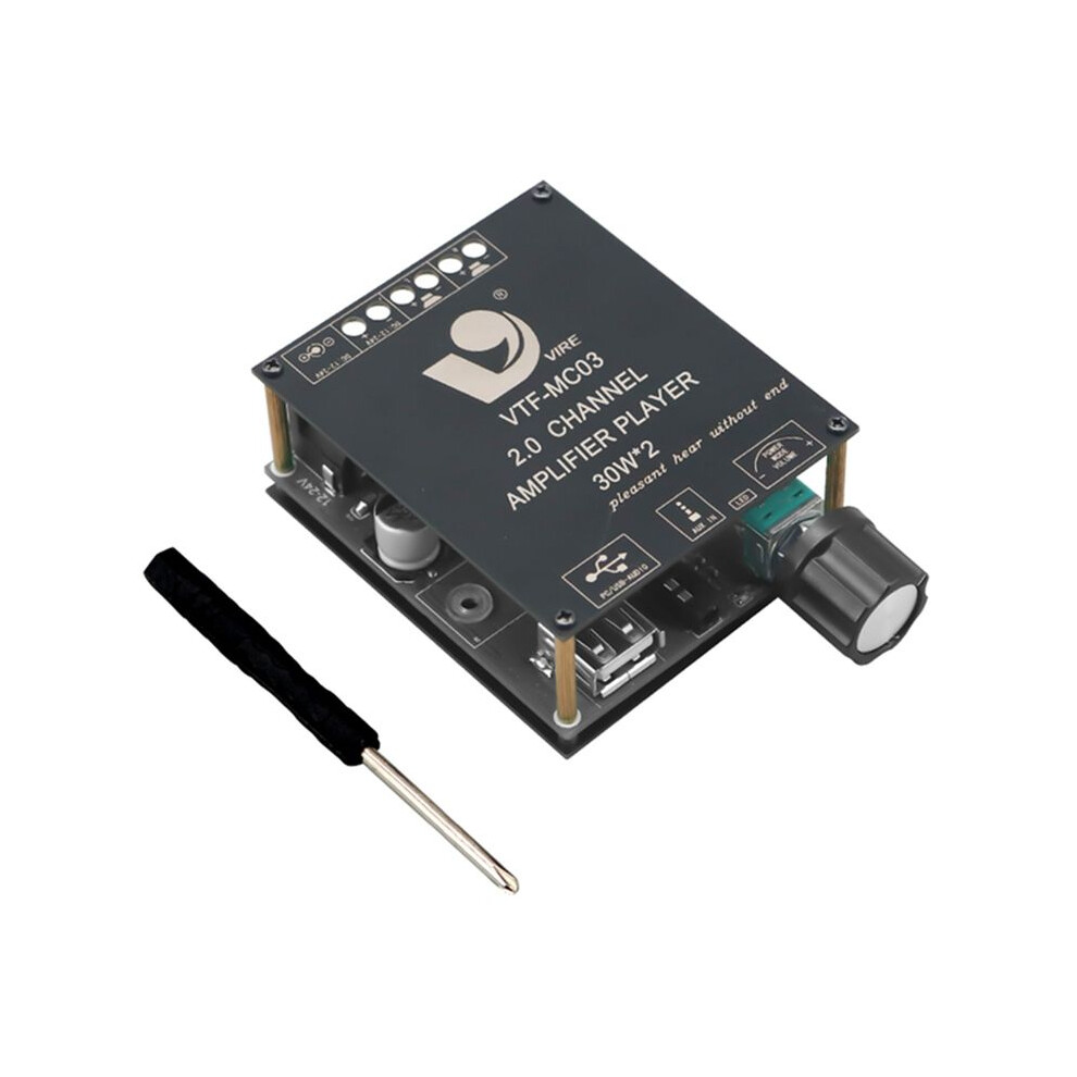 Vire 5.3 50W+50W Stereo Dual Channel Amplifier Board Tpa3116d2 Audio Receiver For Home Passive Speakers 6033259184317
