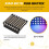 WS2812B LED Matrix Panel Programmable Pixel Display for SeeedStudio-XIAO DIY Lighting Projects XIAO-6x10-RGB-Matrix B 5