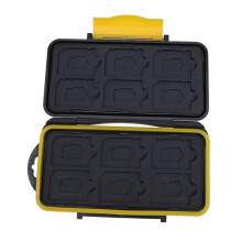 Multi-Grid Memory Card Case Anti-Shock Waterproof Memory Card Case Protector Cover Large Capacity