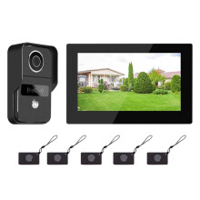7 Inch 1080P Wifi 2-Draads Intercom Deurbel Video Intercom Systeem voor Thuis Deurtelefoon WiFi Tuya Touch Monitor EU-Stekker