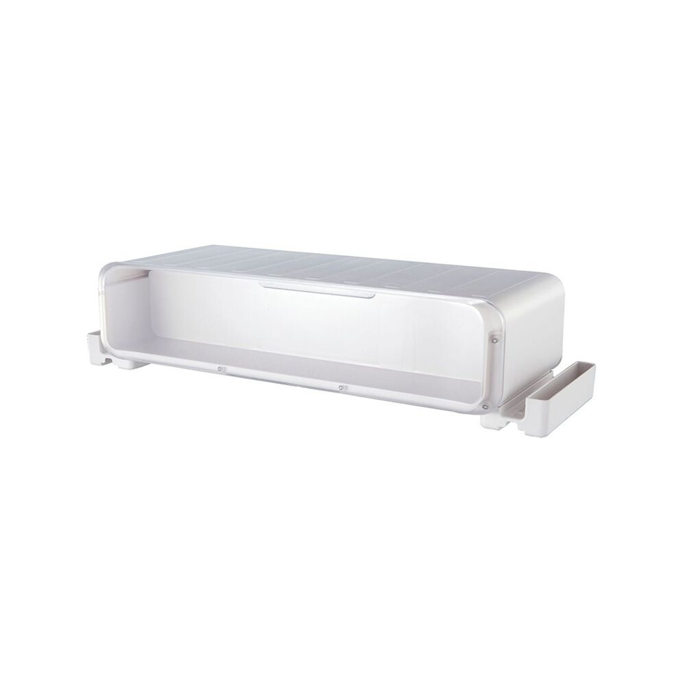 Monitor Stand Riser Computer Monitor Stand With Drawer And Display Minifigures Computer Desktop Stand With Lights White 4712880686187