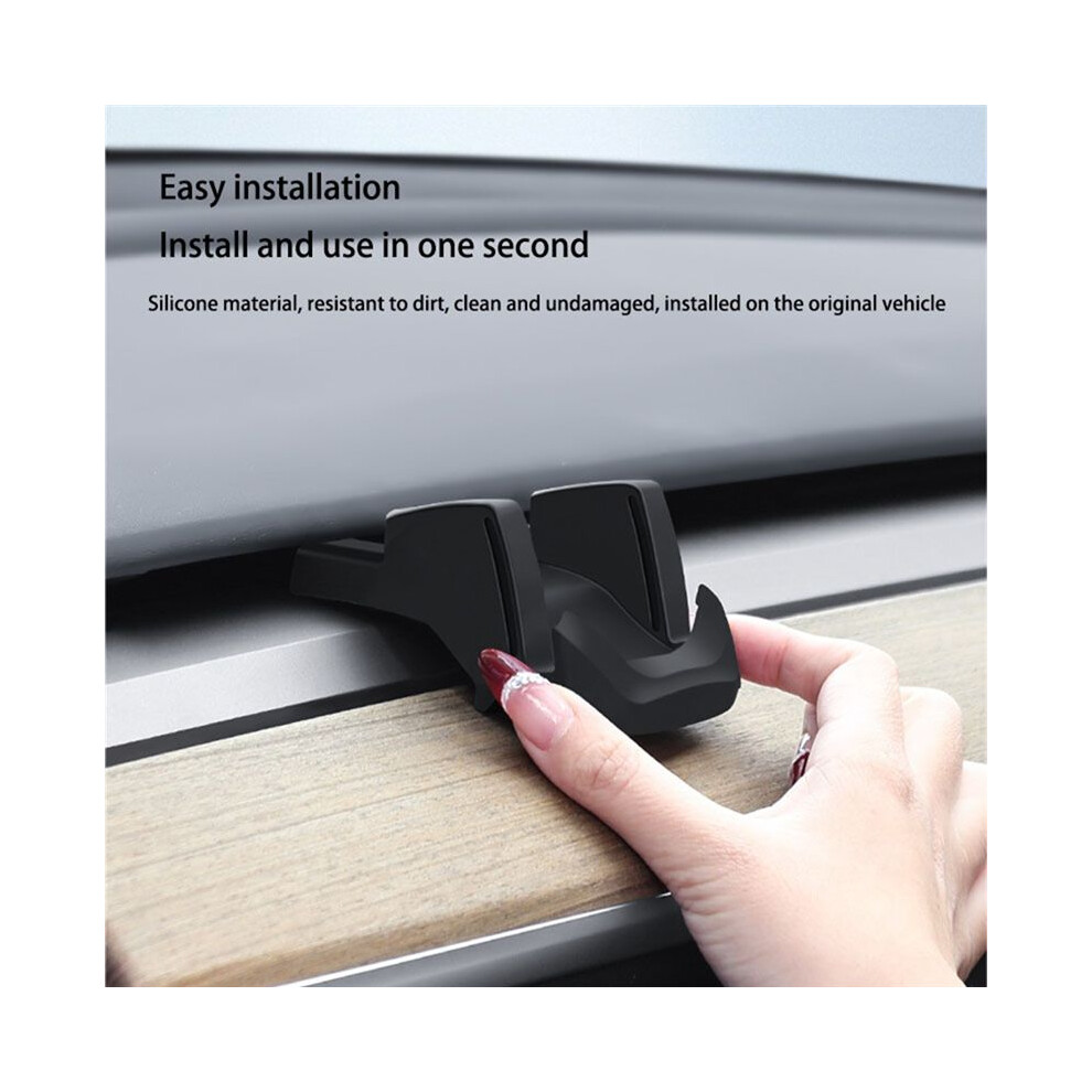 For Model 3 Y Highland 2017-2025 Liquid Silicone Rubber Car Phone Holder No Trace Clip- For Dashboard Air Vent 4713894542155