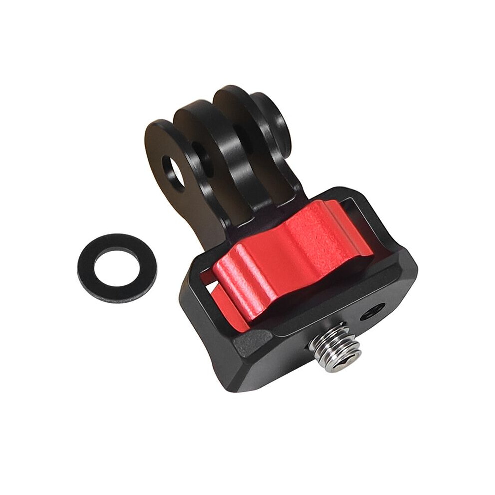 For Upgraded 2Rd Three-Card To 1/4 Adapter Alai Positioning Disassembly Fixed Mounting Base, A Black/Red 6031650216606