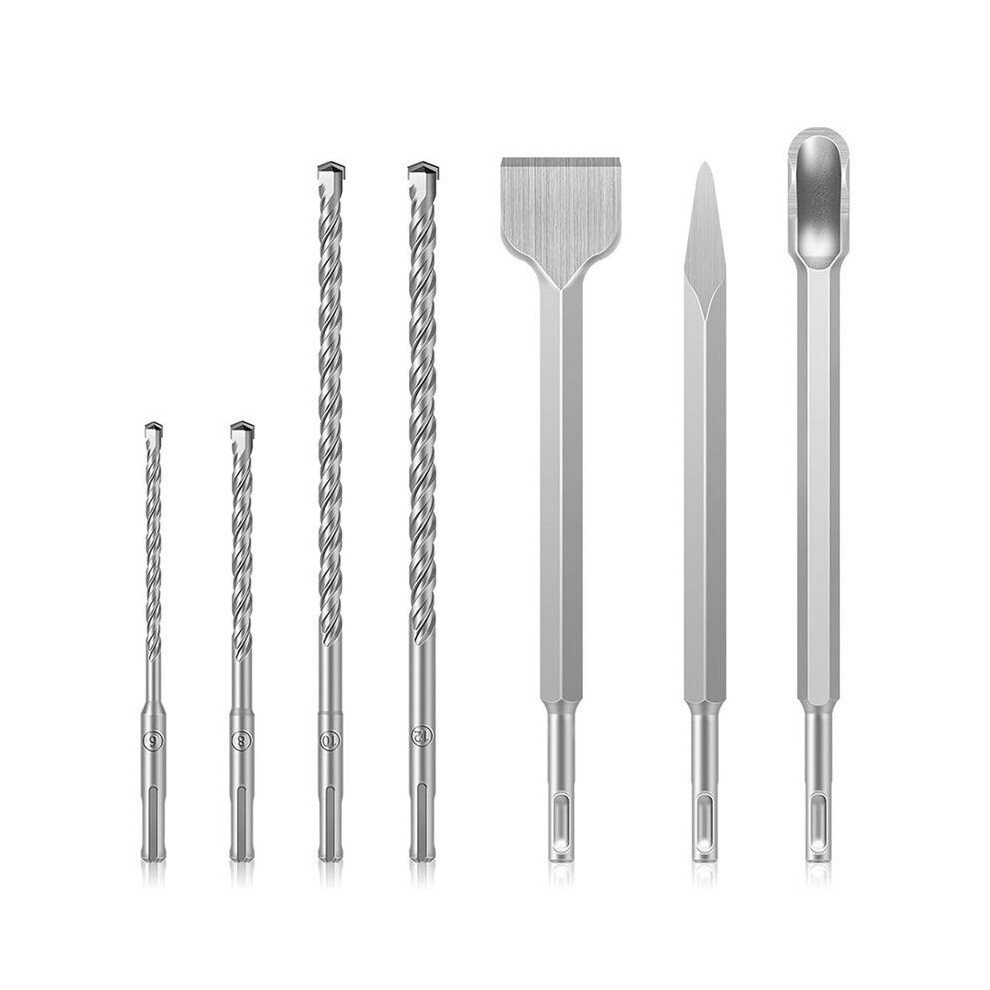 Tungsten Carbide Drill Cutter Set Precision Round Shank Bits For Masonry And Concrete 4711380580179