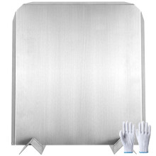 Fireplace Heat Reflector, Fireplace Back Plates, Adjustable Installation Heat-Resistant Material for Wall Protection