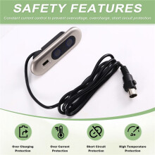 Electric Recliner Controller USB Socket Charging 2 Button Electric Sofa Controller Recliner Remote