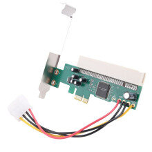 PCI-Express Zu PCI Adapter Karte PCI-E X1 / X4 / X8 / X16 Steck Platz Mit 4 Poliger Strom Kabel Karte
