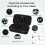 Portable  Accessories Organizer Bag for Balls, Tees, Markers - Glove Holder Case with Glove Shaper 3
