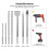Tungsten Carbide Drill Cutter Set Precision Round Shank Bits for Masonry and Concrete 5