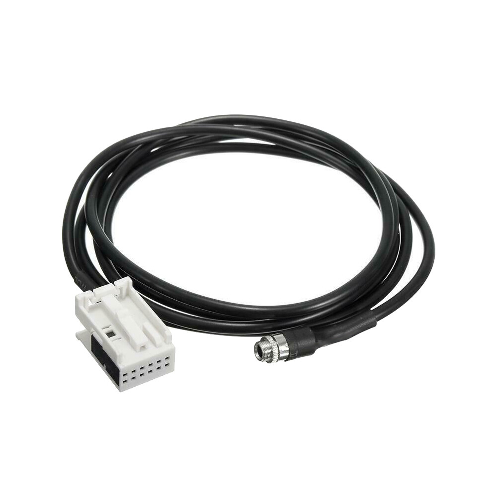 Car 3.5Mm 12Pin Female Audio Music Aux Cable Input Adapter For W169 W203 W209 W221 W164 R230 6034012346232