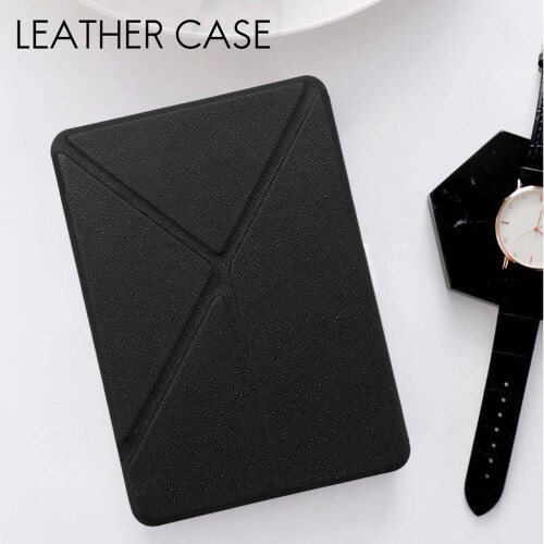 PU Leather Stand Case for Amazon  Paperwhite 4 6 Inch 10Th 2018 Release E-Reader Cover Generation Black 1