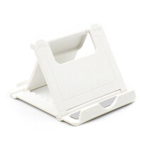 Support de Tablette Support de Bureau Double Support Pliant Portable Adapté pour Support de Tablette Blanc