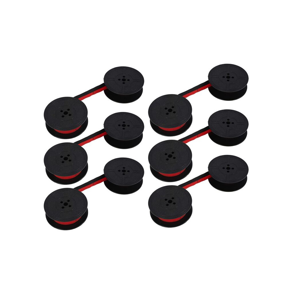 6Pack Typewriter Ribbon Twin Spool Typewriter Ribbon Red And Black Twin Spool Replacement Pack For Most Typewriter Black,Red 4711551000116