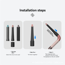 Replacement Adapter Converting Compatible with Supersonic HD17/HD18 Hair Dryer to Curling Iron Styler