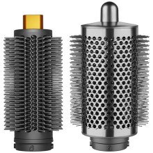 Round Volumizing Brush and Upgraded Round Brush Attachment for Airwrap HS01 HS05 HS08 for Straight Curly