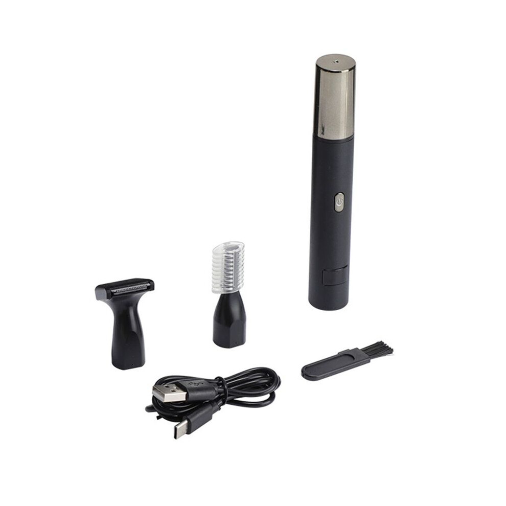 Electric Nose Hair Trimmer Portable Three-in-One Multi-Function Trimmer USB Rechargeable Men'S Grooming Set