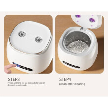 Ultrasonic Braces Cleaner, Home UV Steriliser Portable Invisible Retainer Orthodontic Cleaning Wonder