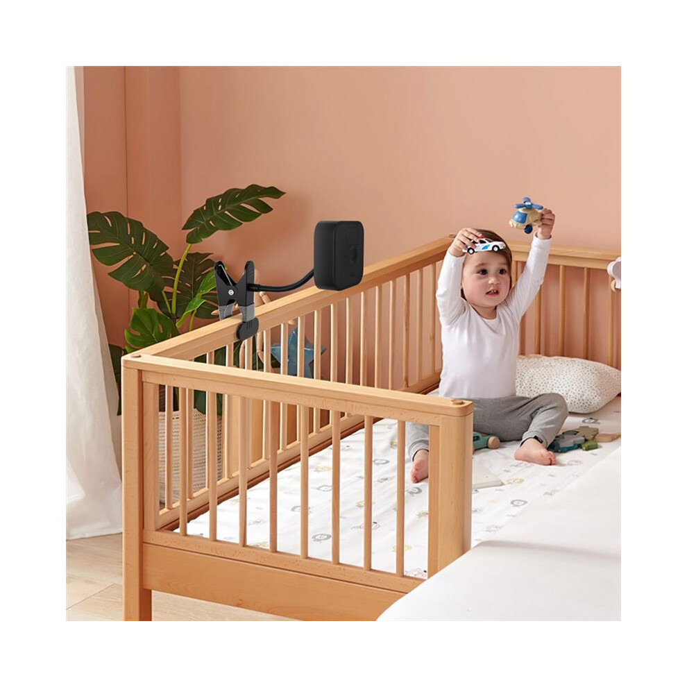Flexible Clip Clamp Mount For Blink Xt/Xt2 Camera, Outdoor Ideal Clip To Cribs, Shelves, And Furniture 6033590077118
