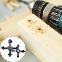2pcs 4-in-1 Drill Chuck Key Set for Electric Drills, Sizes 3/8, 1/2, 3/4, 1 Inch, Enhanced & Control