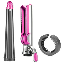 Canna Conica e Accessorio per Flusso D'Aria per  Airwrap Styler HS01 HS05 HS08, Rosso Rosa
