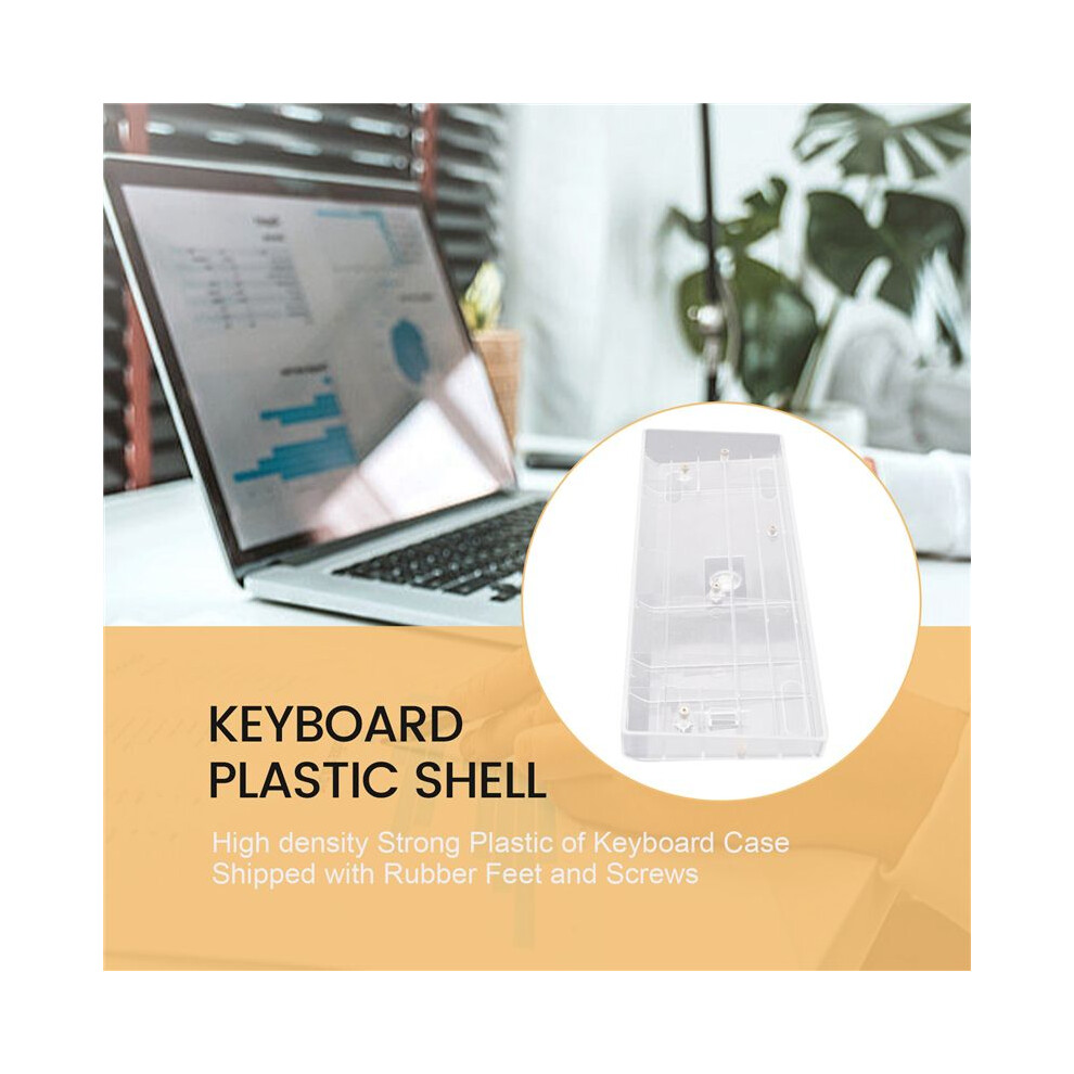 Plastic Case For 60% Mechanical Keyboard Plastic Shell Fits Most Mechanical Keyboard Gh60 A60 Dz60 Xd60 Clear 4712872131480