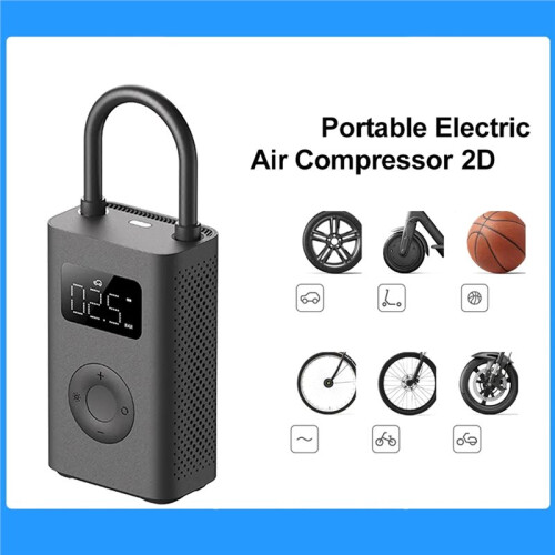 2D 25%Speed Boost  Portable Electric Air Compressor Treasure 150PSI Type-C LED Multitool Inflator 1