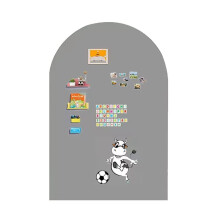 Magnetic Wall Decal for Kids - Upgraded Strong Adhesive, Thickened Iron Layer, Self-Adhesive Magnetic Chalkboard