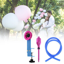 New Balloon Filling Tool Kit Portable Metal Balloon Expander Professional Latex Balloon Stuffing Machine Kit Balloon