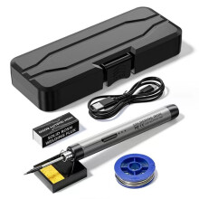 Cordless USB Digital Soldering Iron Adjustable Temperature 300-450 1000mAh Battery Intelligent Solder Welding Iron Tool