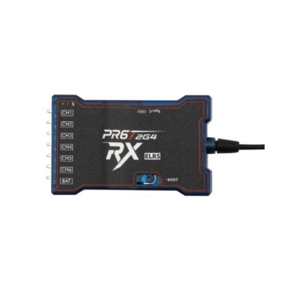 Pr6 2G4 6Ch Elrs Receiver Remote Control Rc Fpv Drone Fixed Wing Models Diy Accessories 6132924384479
