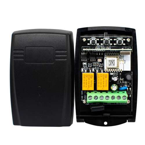 Tuya ZIGBEE 220V 85-250V Universele Garagedeuropener 2CH 433 Ontvanger Vaste Rolling Code Controller Werkt