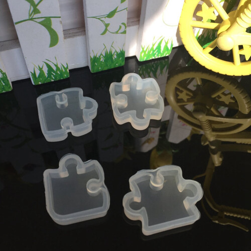 DIY Jigsaw Puzzle Mold Silicone Can Be Assembled Full-Page Pendant Crystal Epoxy Mirror Glossy 1